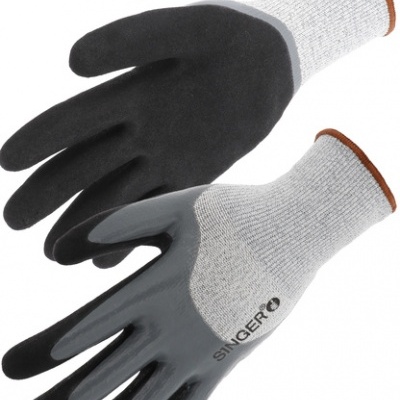 Luva HDPE duplo banho nitrilo PHD534 - Anti-corte D