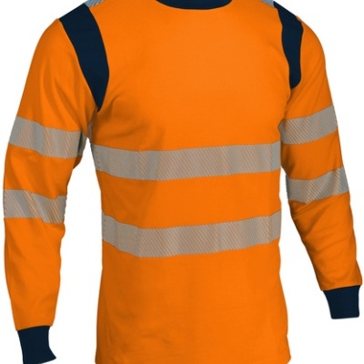 T-shirt de manga comprida de alta visibilidade. Proteção contra os UV - Siger Safety (TUVO)