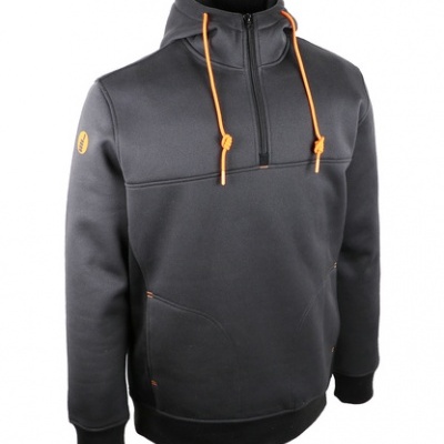 Sweatshirt forro polar Preta 350 g/m2 - SAMY