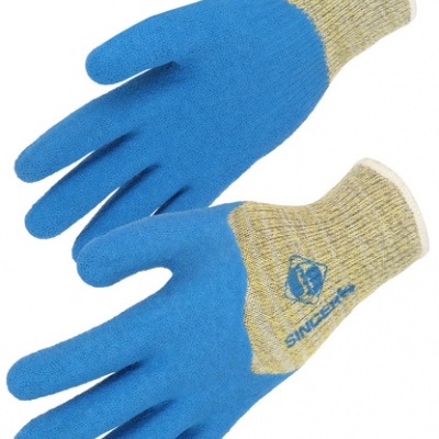 Luva de aramida + fio de aço. Palma Latex - TKV105/TKV345