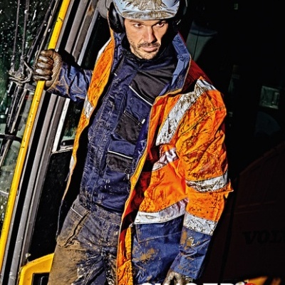 PIAMA/ PIAMO - Blusão Parka de Alta Visibilidade com forro polar 280G 4X1