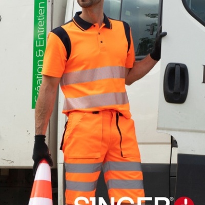 Polo Alta Visibilidade POLMA /POLMO - 55% ALGODÃO / 45% POLIÉSTER.170 GM2.