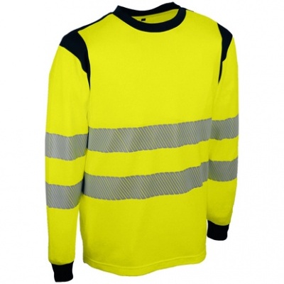 T-Shirt manga comprida Alta Visibilidade - 55% algodão, 45% poliester. 170 g/m² - SUVA / SUVO
