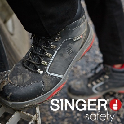 BOTA DE COURO ALTOS NUBUCK. S3 HRO SRC -SINGER SAFETY (MILAN)