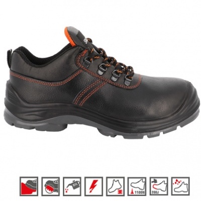 PARMA SAPATO DE COURO DE BAIXO GRÃO. S3 SRC