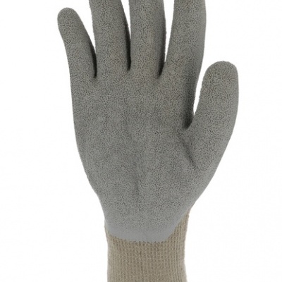 TAC10GT-  LUVA DE LÁTEX. SUPORTE ACRÍLICO. AREJADO DE VOLTA. CALIBRE 10.