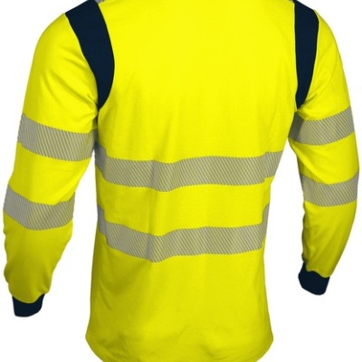 T-shirt de manga comprida de alta visibilidade. Proteção contra os UV - Siger Safety (TUVA)