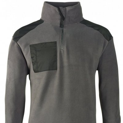 Camisola Polar em Tecido de Lã - Cinza/Preto POLAND Singer