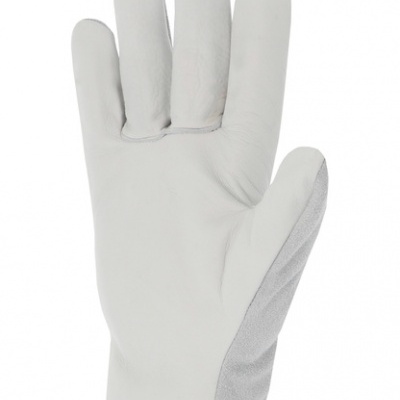 56GSN LUVA PROTETORA DE COURO COM APERTO ELÁSTICO