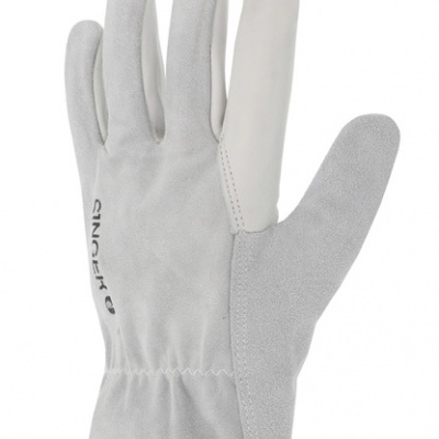 56GSN LUVA PROTETORA DE COURO COM APERTO ELÁSTICO