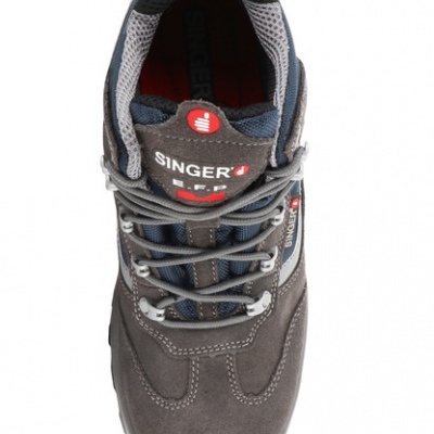 Bota de segurança, couro curtido e mesh ventilado. S1PL FO SR - SINGER SAFETY (CADIX )