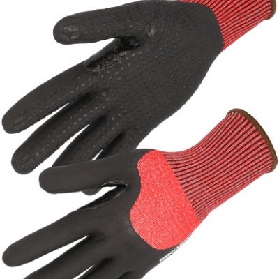 Luva HDPE e espuma de nitrilo PHD50RED/PHD54RED - Anti-corte D