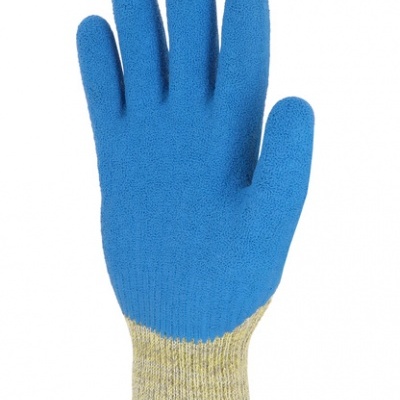 Luva de aramida + fio de aço. Palma Latex - TKV105/TKV345