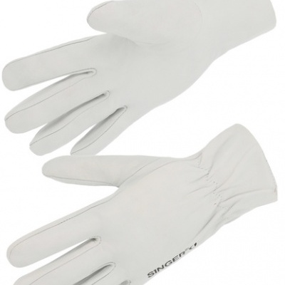 AGN102   LUVA DE COURO DE CORDEIRO.