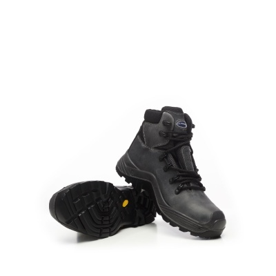 SAPATO DE SEGURANÇA VIBRAM CASTANHO e CINZA | CASCADES - LAVORO