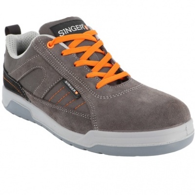 BOCA  SAPATOS DE VELUDO DE CROSTA DE COURO BAIXO. S1P SRC