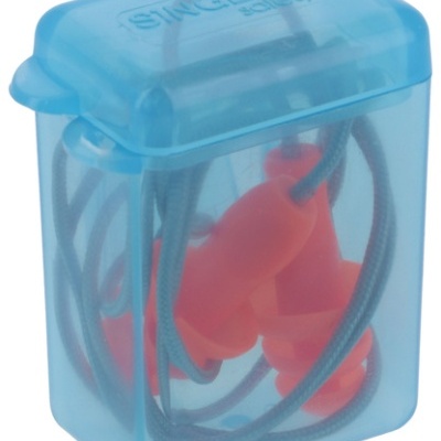 Tampões auditivos Singer - HGB25C TPR com estojo de armazenamento. SNR 32dB. x 50 pares- SINGER SAFETY (HGB25C50)