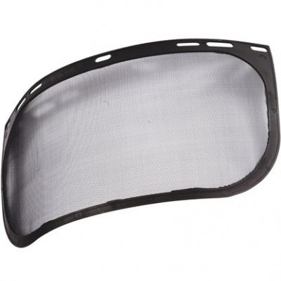 Proteção de rede preta com armação curva e malha fina