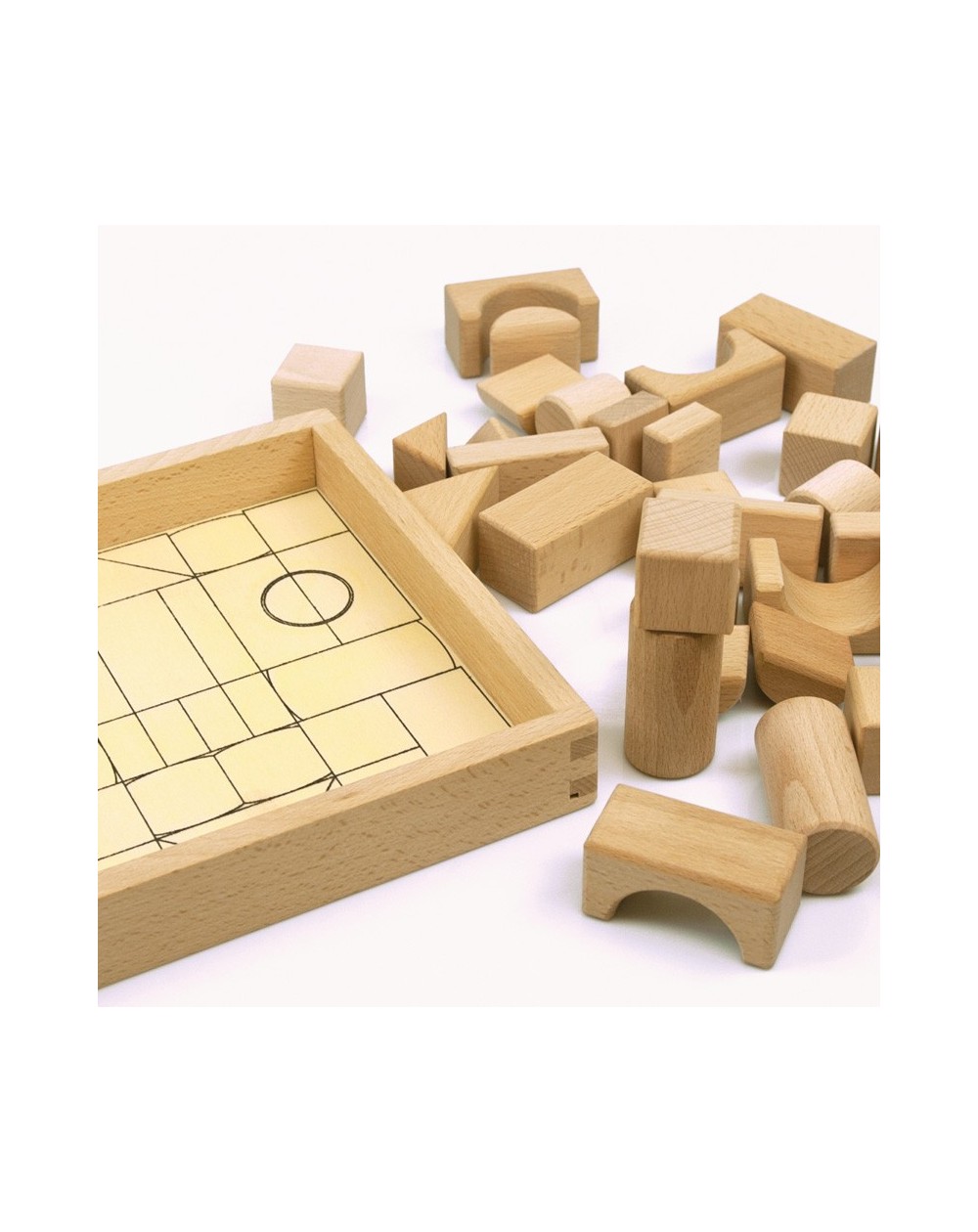 Blocos de Madeira Natureza - 35 peças Blocos de Madeira Natureza - 35 peças