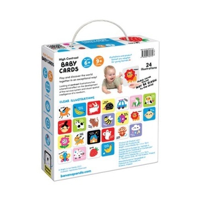Cartas Contrastes Para Bebés dos 6 aos 9 meses