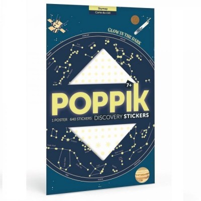 Poster Gigante Autocolantes - Mapa Celeste