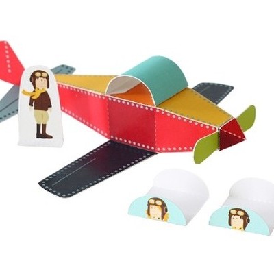 Avião - Brinquedo de Papel Avião - Brinquedo de Papel