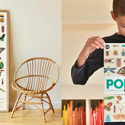 Poster Gigante Atuocolantes- Insectos