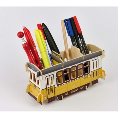 Puzzles 3D em madeira Pencil Box - Elétrico 28 Lisboa Puzzles 3D em madeira Pencil Box - Elétrico 28 Lisboa