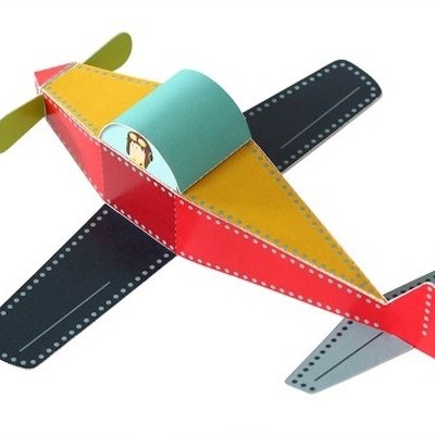 Avião - Brinquedo de Papel Avião - Brinquedo de Papel