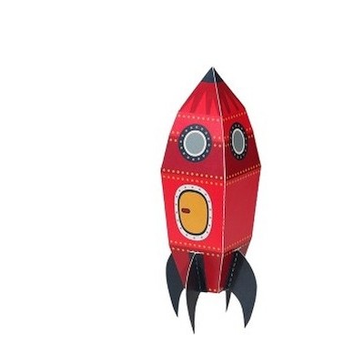 Foguetão - Brinquedo de Papel