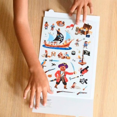 Mini Poster "piratas" da Poppik Mini Poster "piratas" da Poppik