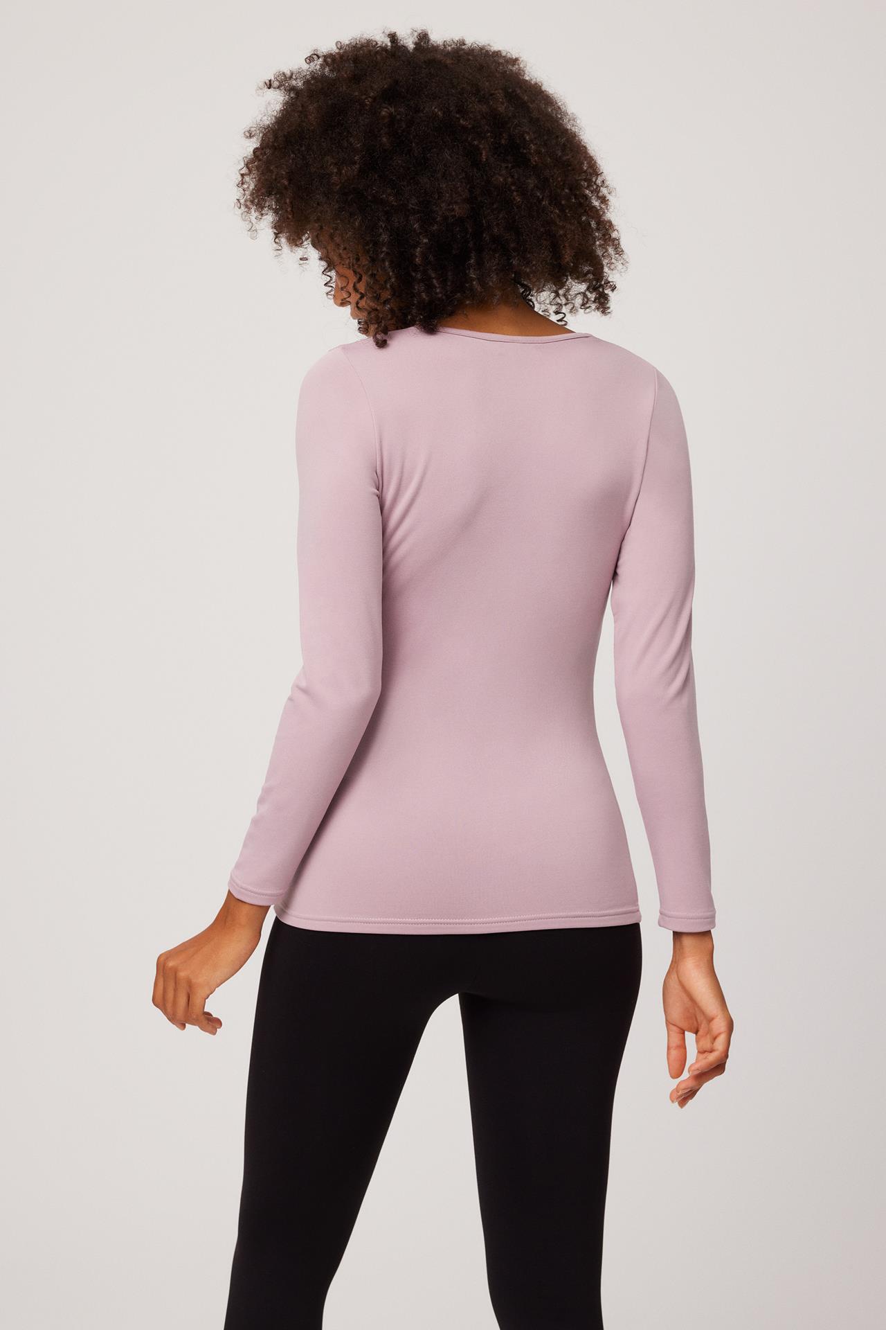 Camisola&#x20;t&#x00E9;rmica&#x20;com&#x20;manga&#x20;e&#x20;decote&#x20;em&#x20;bico&#x20;rendado&#x20;ysabel&#x20;mora&#x20;70014