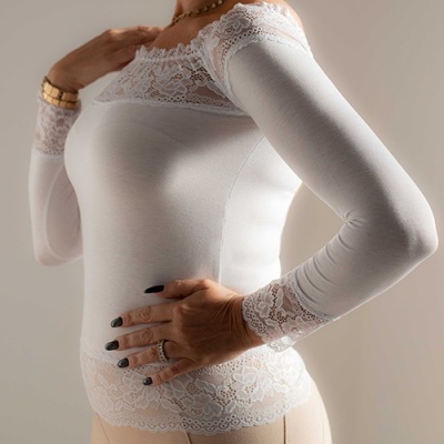 Camisola&#x20;manga&#x20;comprida&#x20;com&#x20;renda&#x20;83-90