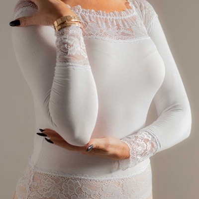 Camisola&#x20;manga&#x20;comprida&#x20;com&#x20;renda&#x20;83-90