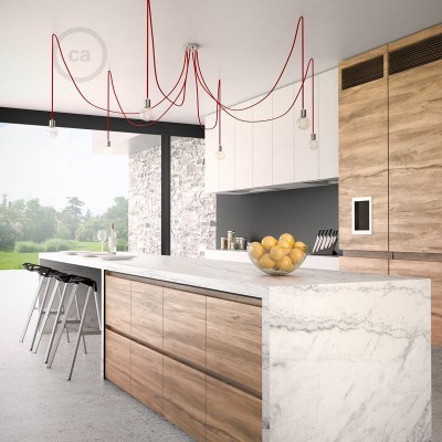 ARANHA 5 | 6 | 7 CROMADO | VERMELHO