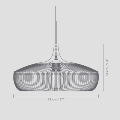 CLAVA DINE wood - Candeeiro suspenso CLAVA DINE wood - Candeeiro suspenso