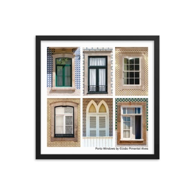 Quadro Porto Windows Quadrado - Fotografia