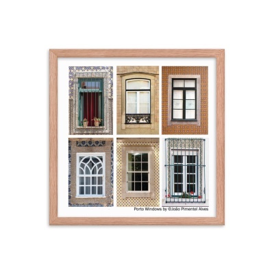 Quadro Porto Windows Quadrado - Fotografia