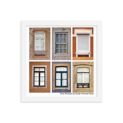 Quadro Porto Windows Quadrado - Fotografia