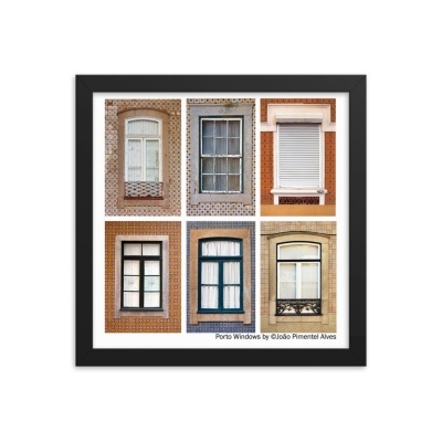 Quadro Porto Windows Quadrado - Fotografia