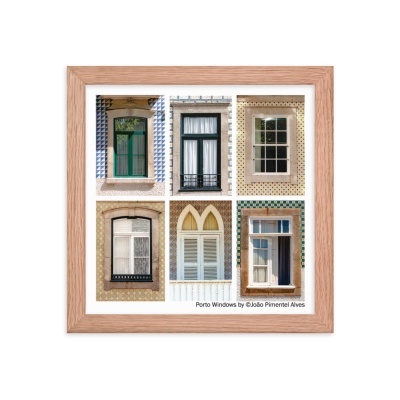 Quadro Porto Windows Quadrado - Fotografia