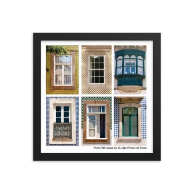 Quadro Porto Windows Quadrado - Fotografia