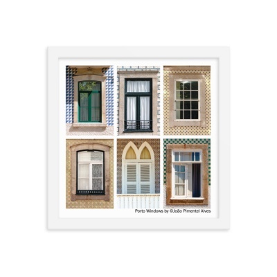 Quadro Porto Windows Quadrado - Fotografia