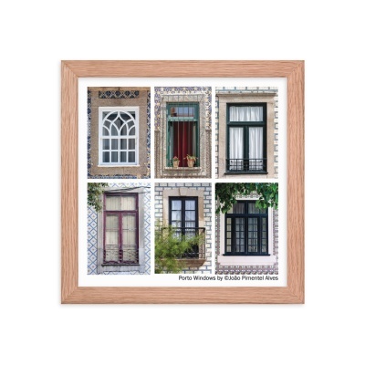 Quadro Porto Windows Quadrado - Fotografia