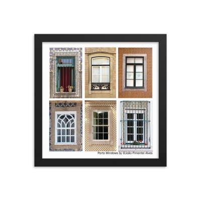 Quadro Porto Windows Quadrado - Fotografia