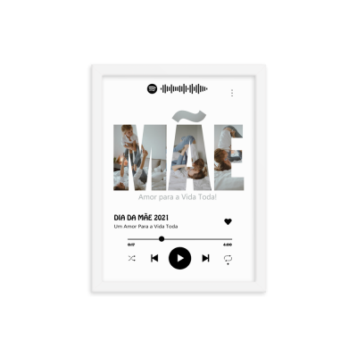 Quadro Interativo com Fotografia e Música