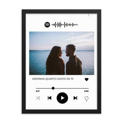 Quadro Interativo com Fotografia e Música