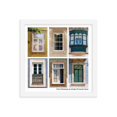 Quadro Porto Windows Quadrado - Fotografia