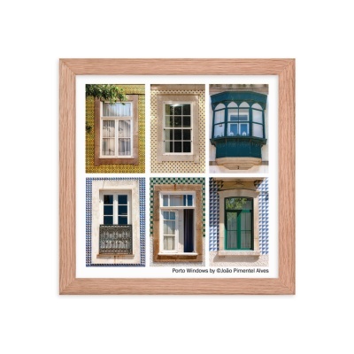 Quadro Porto Windows Quadrado - Fotografia