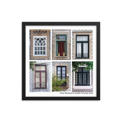 Quadro Porto Windows Quadrado - Fotografia